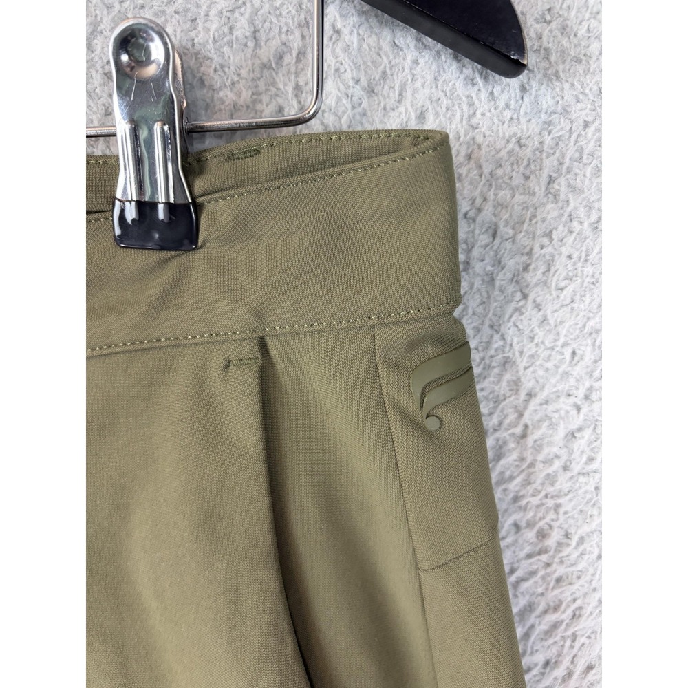 Fabletics Pants Mens 32x32 Green Performance Polyester Zip Pocket Slim Tapered - Picture 6 of 10